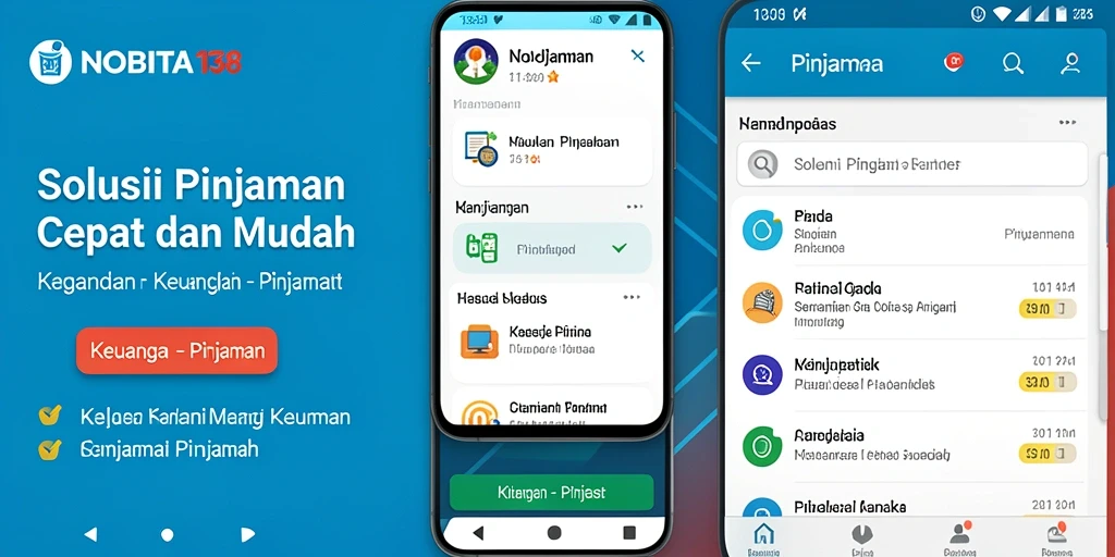 Tampilan antarmuka aplikasi NOBITA138 yang ramah pengguna.
