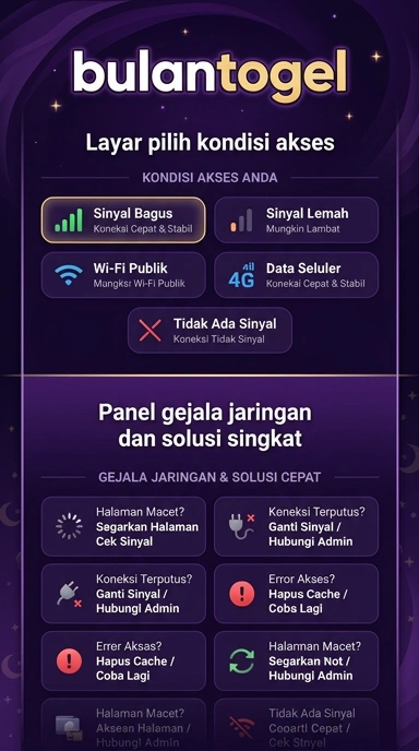 Tampilan link alternatif bulantogel